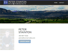 Tablet Screenshot of peterstainton.com